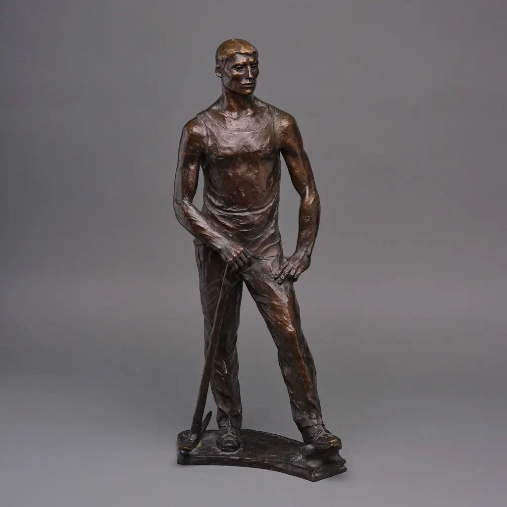 László Cs. Kovács (1929-2001) 'Railway Track Worker', 1960 Image 1++
